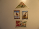 4 Congo Vintage Unused Stamp(s)