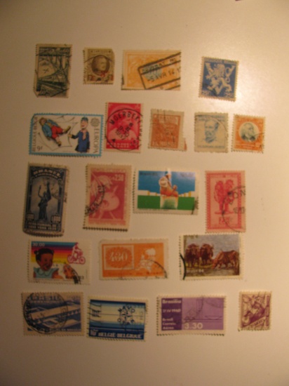 Vintage stamps set of: Austria & Brazil