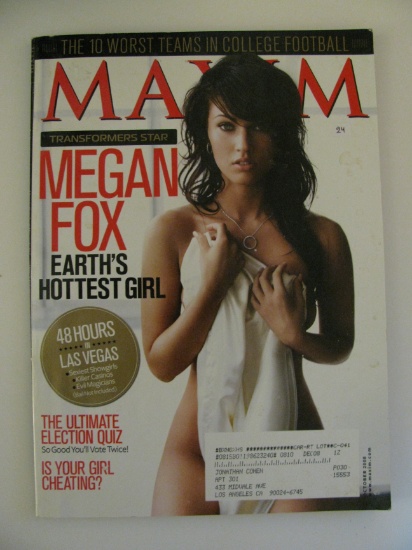 October 2008 Maxim Magazine