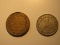 Foreign Coins: 1989 Turkey 500 Lira & 1965 Yugoslavia 1 Dinar