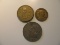 Foreign Coins:  1958 Mexico 5 Centavos, 1977 1 & 1984 100 Pesos