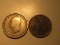 Foreign Coins: 1954 Greece 2 Drachma & 1965 Turkey 10 Kurus