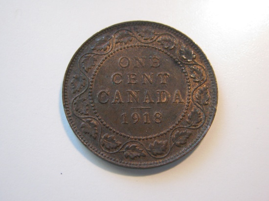 Foreign Coins: 1918 Canada 1 Cent
