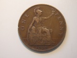 Foreign Coins: 1929 Great Britain 1 pence