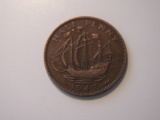 Foreign Coins: 1947 Great Britain 1/2 pence