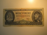 Foreign Currency: 1975 Hungary 20 Forint