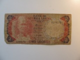 Foreign Currency: 1983 Sierra Leone 2 Leones