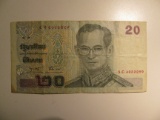 Foreign Currency: Thailand 20 Baht