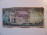 Foreign Currency: 1993 Jamaica 100 Dollars