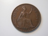 Foreign Coins: 1947 Great Britain 1 Penny