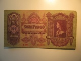 Foreign Currency: 1930 Hungary 100 Pengo