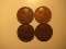 US Coins: 4x1929 Wheat pennies