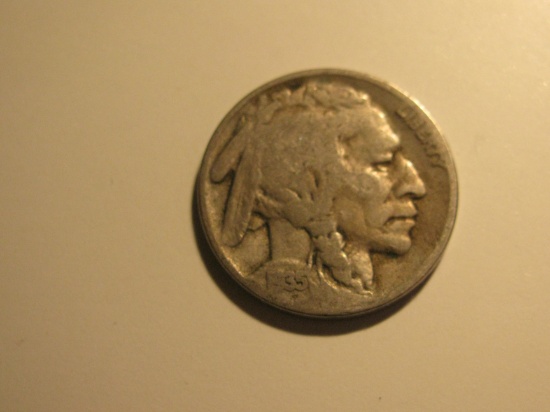 US Coins: 1935 Buffalo 5 cents