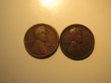 US Coins: 1925-S & 1930 Wheat pennies