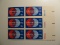 6 Vintage Unused Mint U.S. Stamps