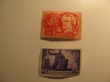 2 Hungary Vintage Unused Stamp(s)