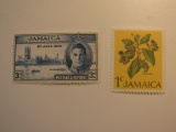 2 Jamaica Vintage Unused Stamp(s)