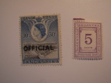 2 Kenya Vintage Unused Stamp(s)