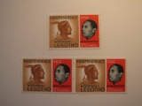 3 Lesotho Vintage Unused Stamp(s)