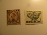 2 YugoslaviaVintage Unused Stamp(s)