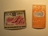 2 Pakistan Vintage Unused Stamp(s)