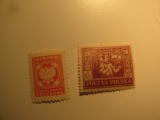 2 Poland Vintage Unused Stamp(s)