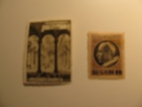 2 Vatican Vintage Unused Stamp(s)