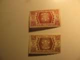 2 Wales & Funtana (French Colonies) Vintage Unused Stamp(s)