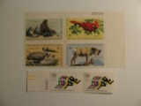 6 Vintage Unused Mint U.S. Stamps