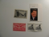 5 Vintage Unused Mint U.S. Stamps