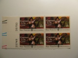 4 Vintage Unused Mint U.S. Stamps