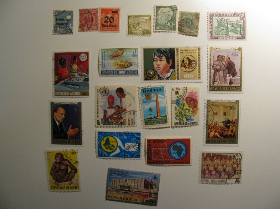 Vintage stamps set of: Germany & Guiness