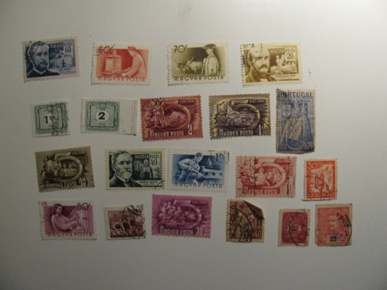 Vintage stamps set of: Hungary & Portugal