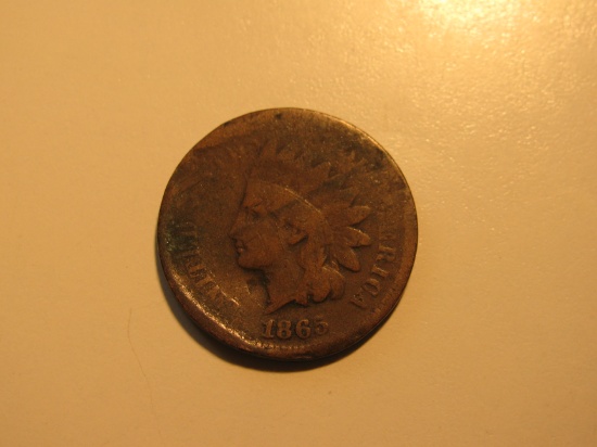 US Coins: 1865 Indian Head