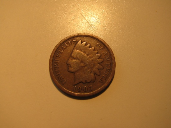 US Coins: 1907 Indian Head