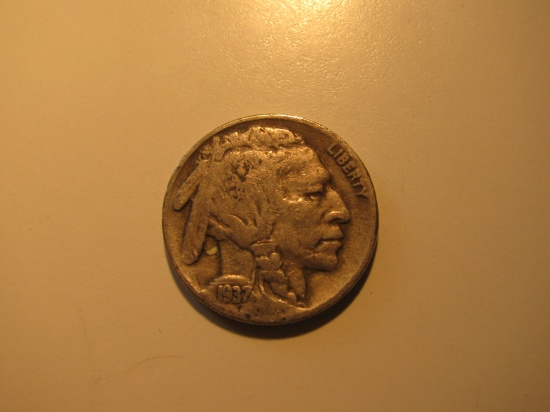 US Coins: 1927 Buffalo 5 Cents