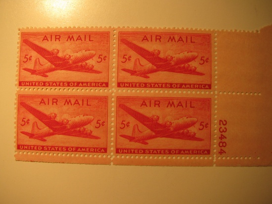 4 Vintage Unused Mint U.S. Stamps