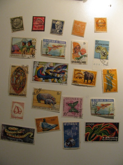 Vintage stamps set of: Germany & Guiness