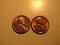 US Coins: 2xBU/Very clean 1958-D pennies