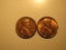 US Coins: 2xBU/Very clean 1956-D pennies