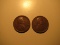 US Coins: 2x1929-D Wheat pennies