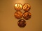 US Coins: 5x BU/Very clean 1973-D Wheat pennies