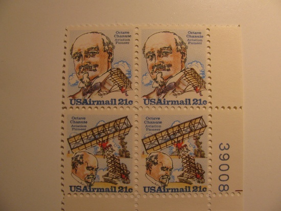 4 Vintage Unused Mint U.S. Stamps