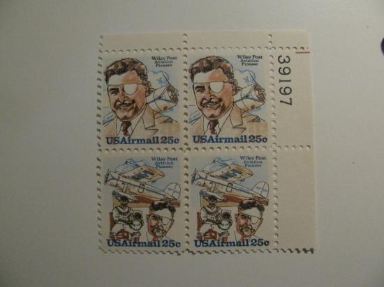 4 Vintage Unused Mint U.S. Stamps