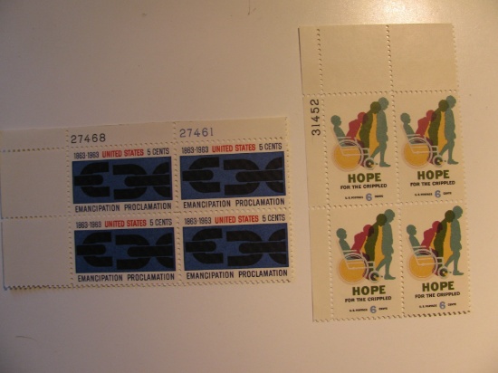 8 Vintage Unused Mint U.S. Stamps