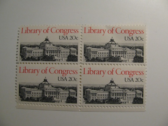 4 Vintage Unused Mint U.S. Stamps