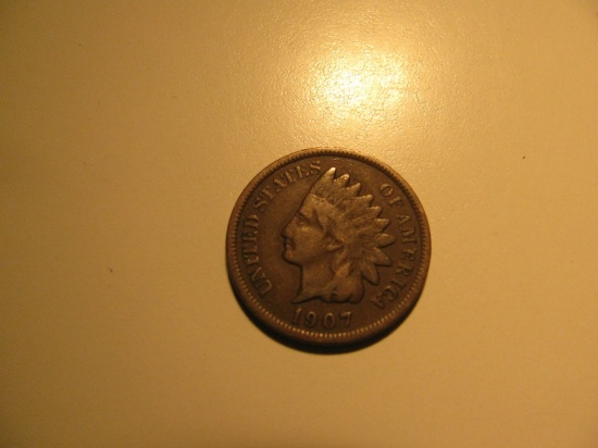 US Coins: 1907 Indian Head