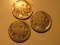 US Coins: 3X Buffalo 5 Cents(Dates not Clear)