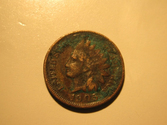 US Coins: 1905 Indian Head