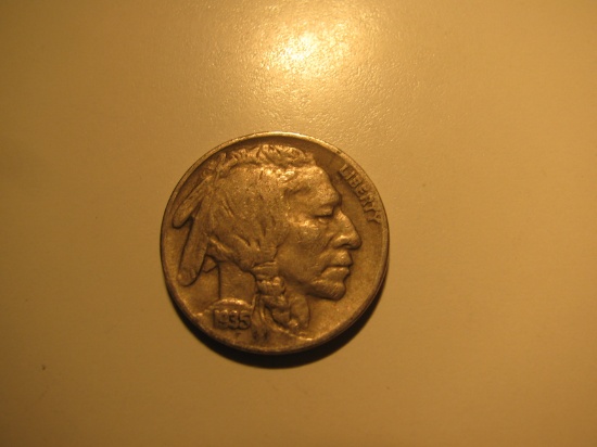 US Coins: 1935-S Buffalo 5 Cents